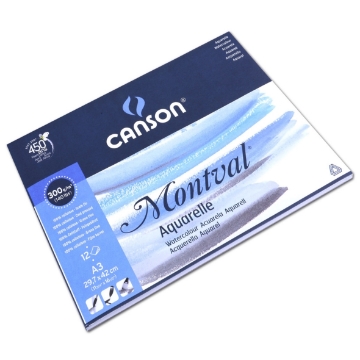 Picture of Canson Montval Pad CP A3 300gsm 29.7x42cm