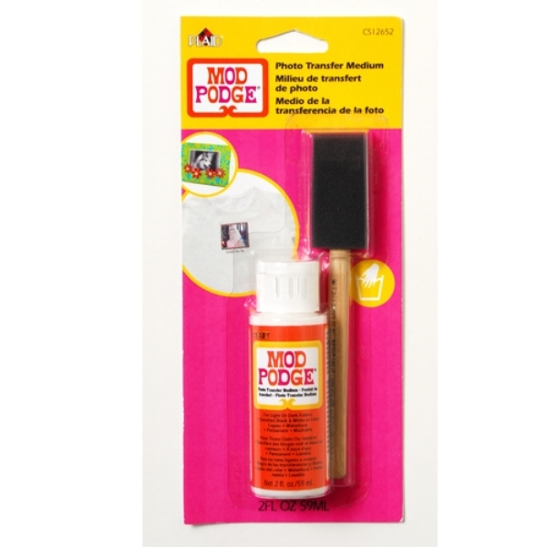 Picture of Mod Podge Photo Transfer Medium 2oz / 59ml + Foam Brush