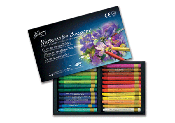 Picture of Mungyo Gallery Watercolor Crayons - Set of 24 (Artist Quality)