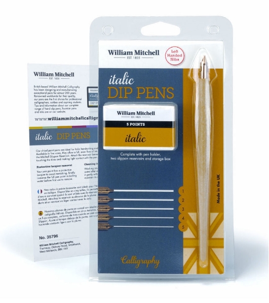 Picture of William Mitchell Calligraphy Italic Left Hand Dip Set