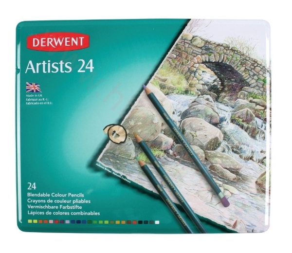 Picture of Derwent Artists Pencil - Tin of 24