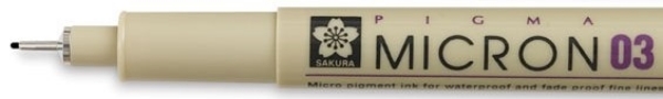 Picture of Sakura Pigma Micron Pen - 0.3 (Black)