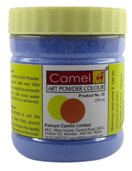 Picture of Camlin Powder Colour 275ml - Cobalt Blue Hue (056)