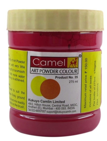Picture of Camlin Powder Colour 275ml - Crimson (062)