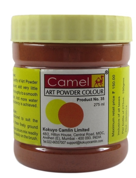 Picture of Camlin Powder Colour 275ml - Scarlet (393)