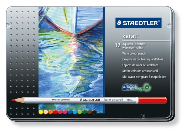 Picture of Staedtler Karat Aquarell Colour Pencils - Set of 12