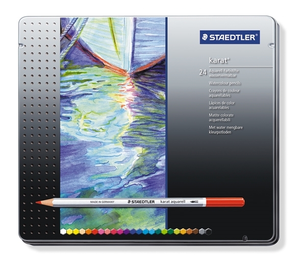 Picture of Staedtler Karat Aquarell Colour Pencils - Set of 24