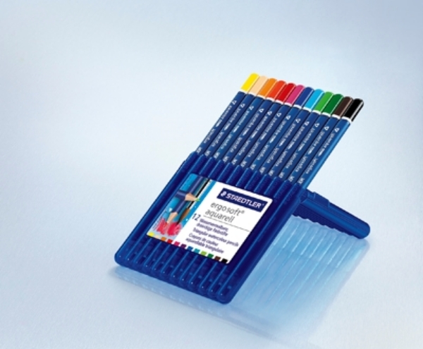 Picture of Staedtler Ergo-soft ABS Water Colour Pencils - Set of 12
