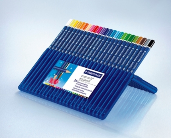 Picture of Staedtler Ergo-soft ABS Water Color Pencils - Set of 24
