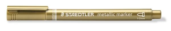Picture of Staedtler Metallic Marker - 1-2mm (Gold)
