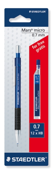 Picture of Staedtler Mars Micro 775 Mechanical Pencil - 0.7mm with 1 pack of HB lead
