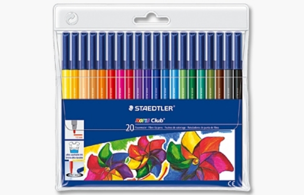 Picture of Staedtler Noris Club Fibre Tip Pen - Pack of 20