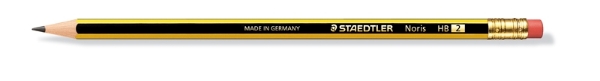 Picture of Staedtler Noris Pencil HB with Eraser - Pack of 12