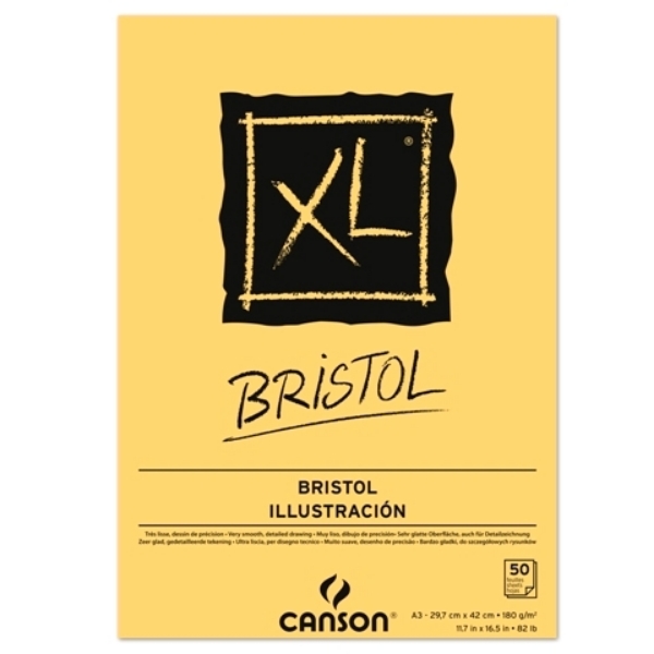 Picture of Canson XL Bristol Pad 180 gsm - A3 (50Sheets)