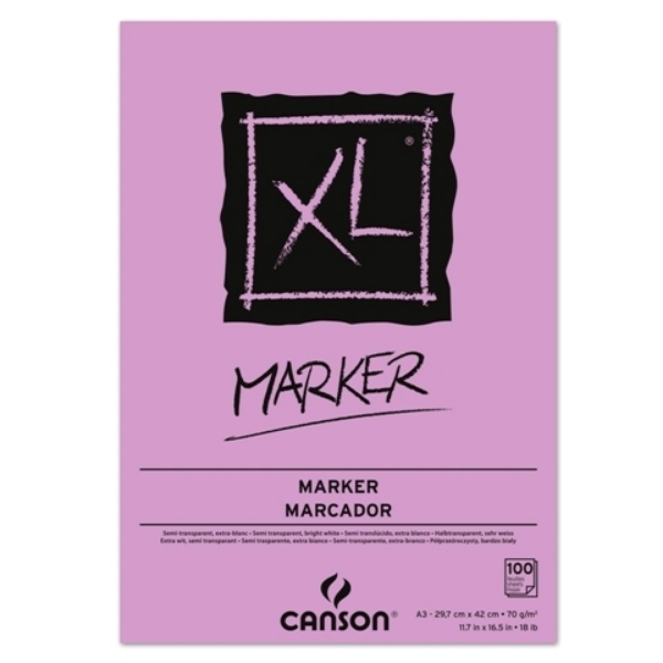 Picture of Canson XL Marker  Pad 70 gsm A3 21x29.7cm