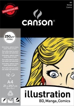 Picture of Canson Illustration Pad 250 gsm A4  21 x 29.7 cm
