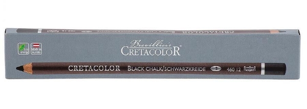 Picture of Cretacolor Artists Black Chalk Pastel Pencil -  Hard