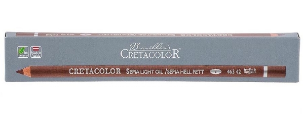 Picture of Cretacolor Artists Sepia Oil Pencil - Light