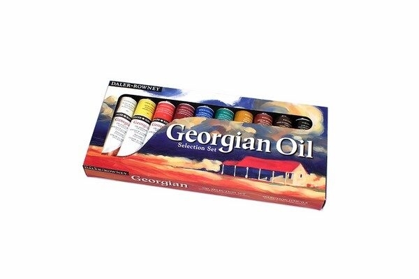 Picture of Daler Rowney Georgian Oil Colour Selection - Set of 10 (38ml)