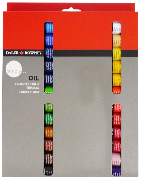 Picture of Daler Rowney Oil Colour - Set of 24 (12ml)