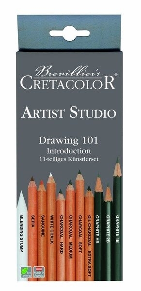 Picture of Cretacolor Artists Studio Line Drawing 101 Introduction - Set of 11