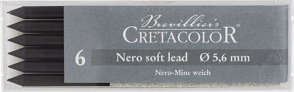 Picture of Cretacolor Artists Nero Leads - Soft (Set of 6)