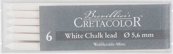 Picture of Cretacolor Artists White Pastel Dry Leads - Medium (Set of 6)