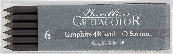 Picture of Cretacolor Artists Graphite Leads - 4B (Set of 6)