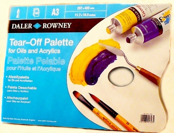 Picture of Daler Rowney Tear-Off Paper Palette - A3 (40 Sheets)