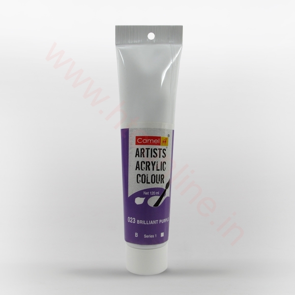 Picture of Camlin Artist Acrylic Colour 120ml - SR1 Brilliant Purple (023)