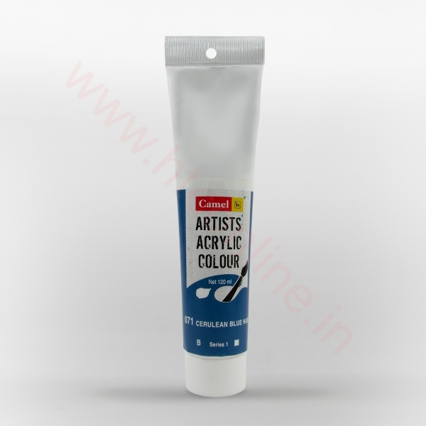 Picture of Camlin Artist Acrylic Colour 120ml - SR1 Cerulean Blue Hue (071)