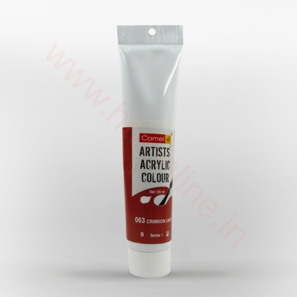 Picture of Camlin Artist Acrylic Colour 120ml - SR1 Crimson Lake (063)