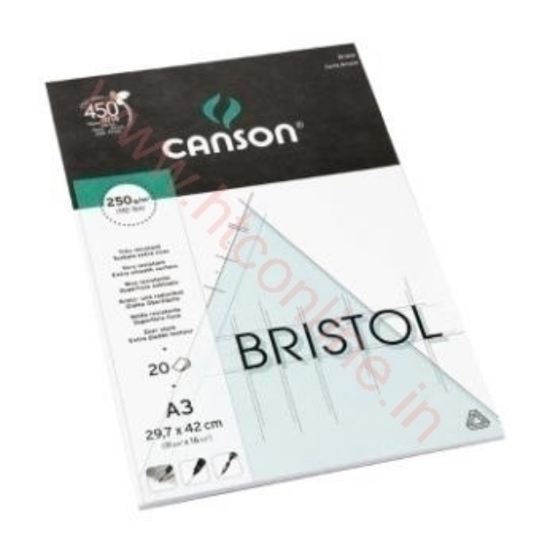 Picture of Canson Bristol Pad 250gsm A3 24x32cm