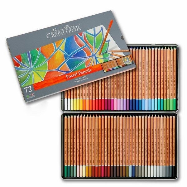 Cretacolor Fine Art Pastel Pencil - Set of 72 (Tin Box)