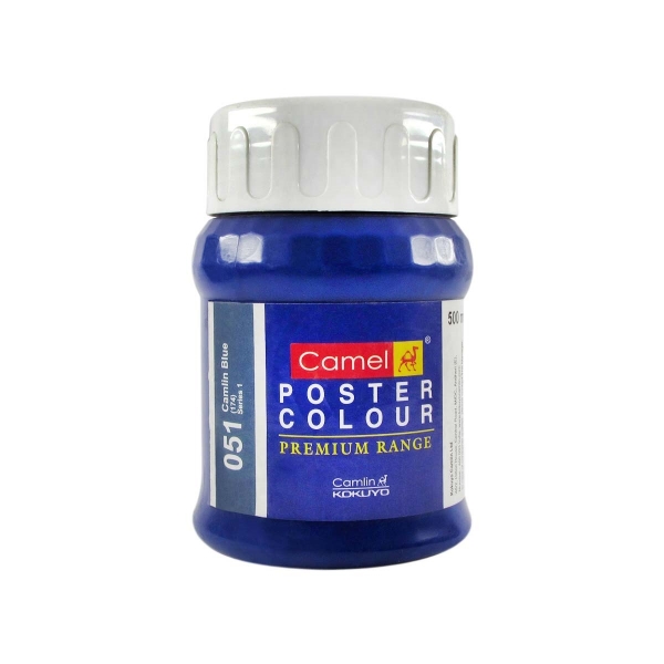 Picture of Camlin Poster Colour - SR1 500ml Camlin Blue (051)
