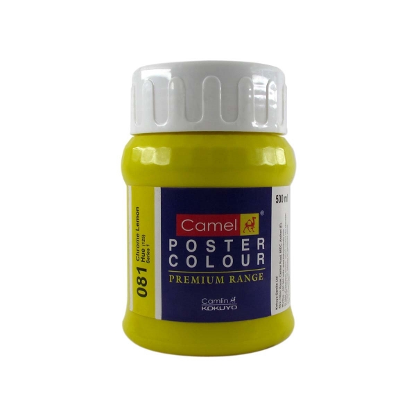 Picture of Camlin Poster Colour - SR1 500ml Chrome Lemon (081)