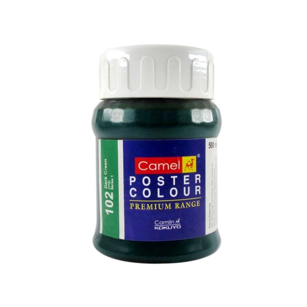 Picture of Camlin Poster Colour - SR1 500ml Dark Green (102)