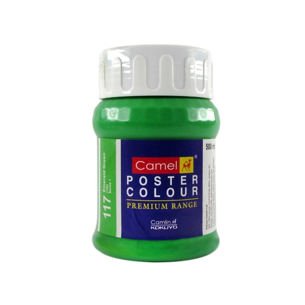 Picture of Camlin Poster Colour - SR1 500ml Emerald Green (117)