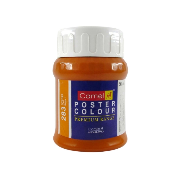 Picture of Camlin Poster Colour - SR1 500ml Orange (283)