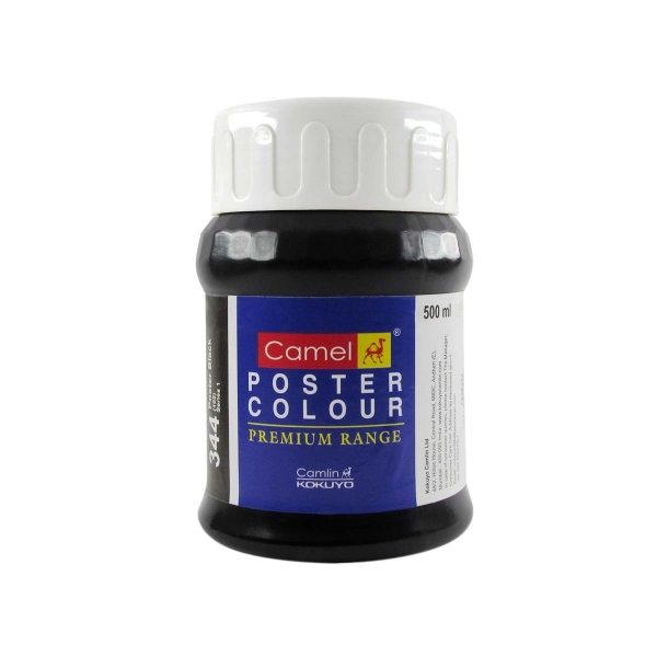 Picture of Camlin Poster Colour - SR1 500ml Poster Black (344)