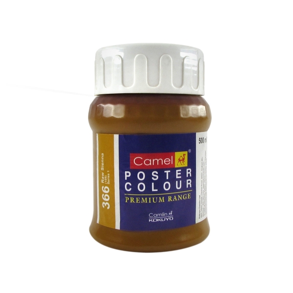 Picture of Camlin Poster Colour - SR1 500ml Raw Sienna (366)