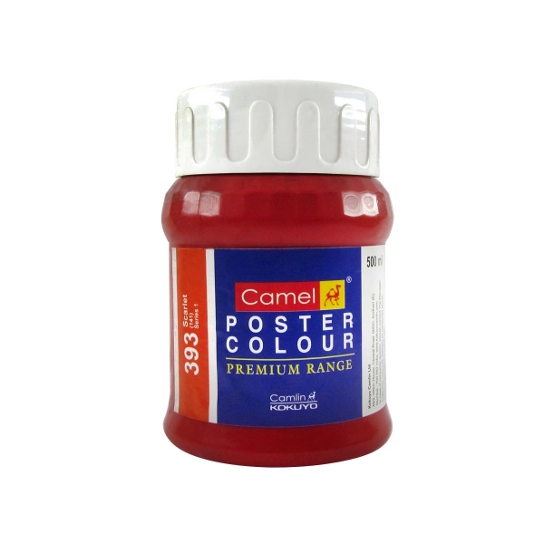 Picture of Camlin Poster Colour - SR1 500ml Scarlet (393)