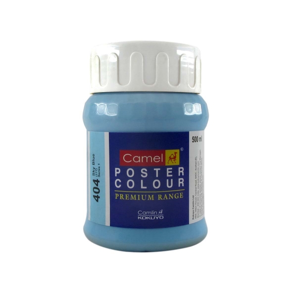 Picture of Camlin Poster Colour - SR1 500ml Sky Blue (404)