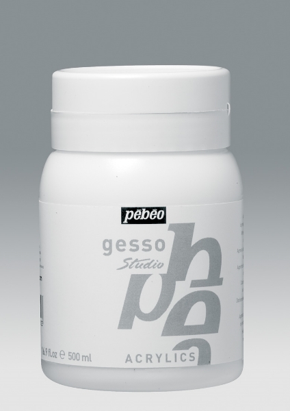 Picture of Pebeo Studio Acrylic Gesso - White 500ml (Jar)