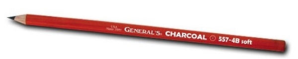 Picture of General's The Original Charcoal Pencil - No.4B (Soft)