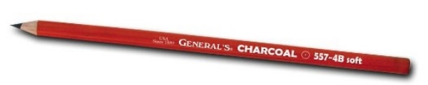 Picture of General's The Original Charcoal Pencil - No.4B (Soft)