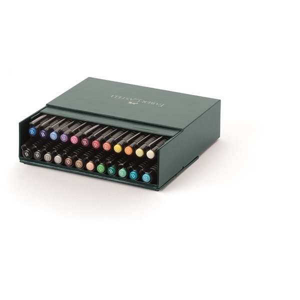 Faber Castell Pitt Artist Brush Pen Set of 24 (Studio Box)