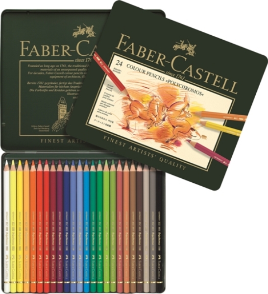 Picture of Faber Castell Polychromos Artist Colour Pencil - Set of 24