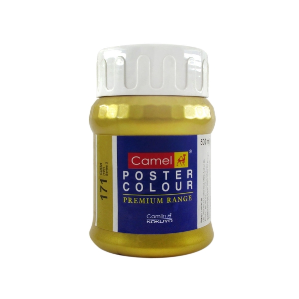 Picture of Camlin Poster Colour - SR2 500ml Gold (171)