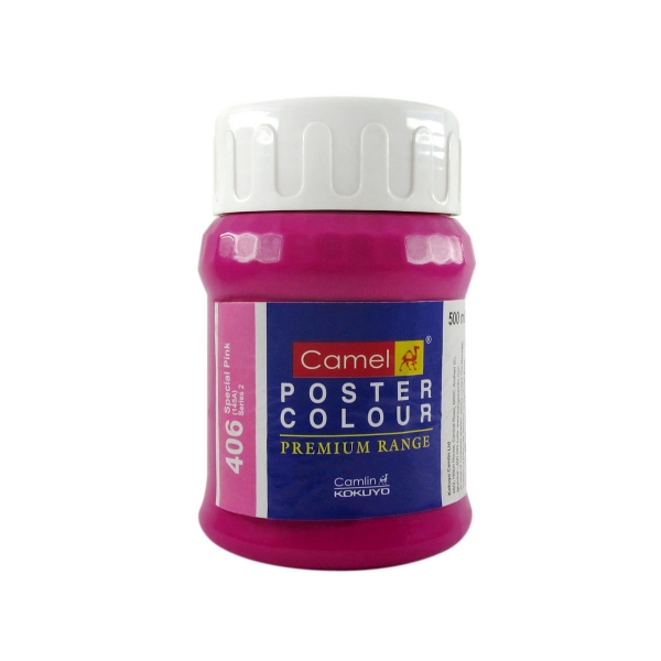 Picture of Camlin Poster Colour - SR2 500ml Special Pink (406)